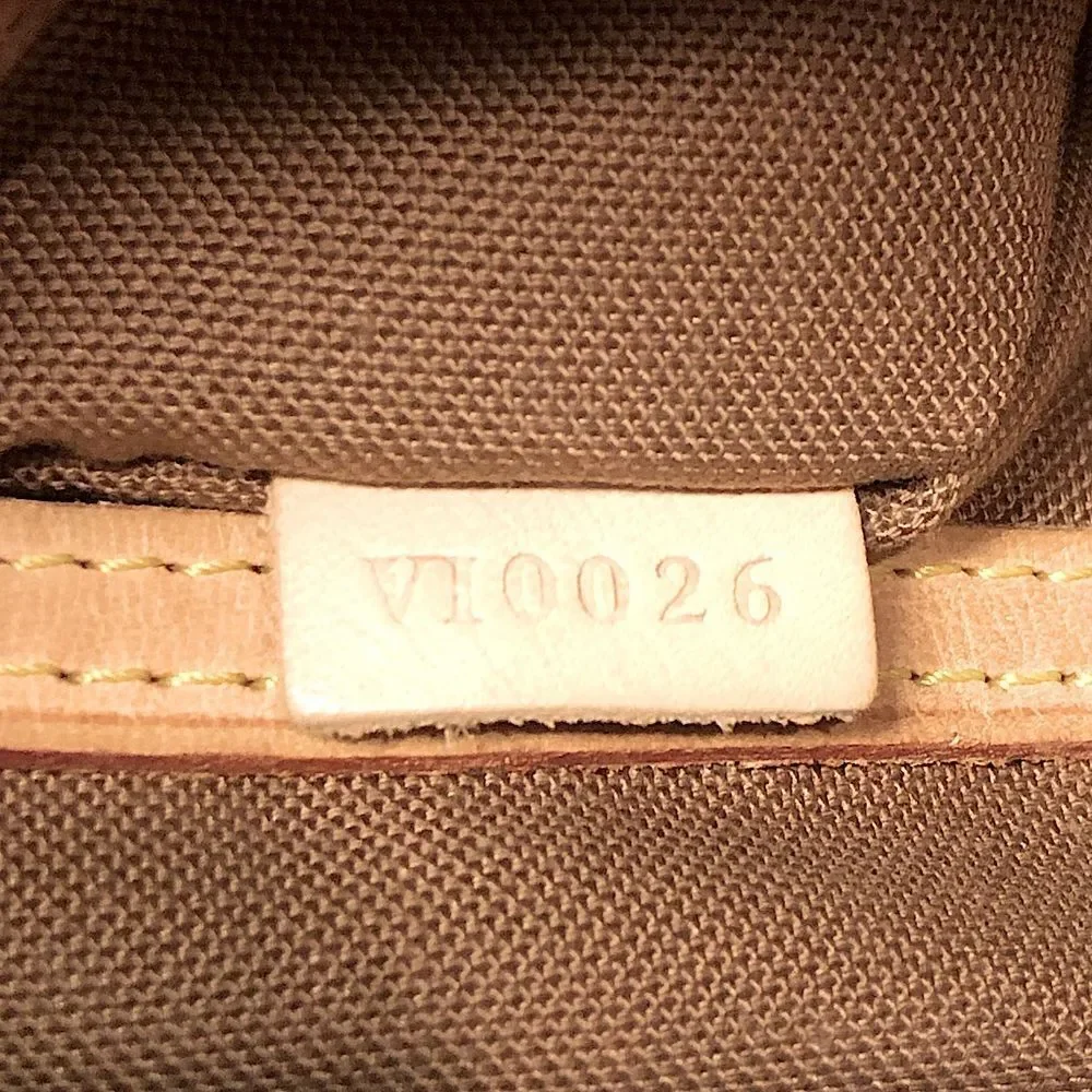 LOUIS VUITTON CABAS MEZZO Monogram Top Zip Laptop Work Travel Shoulder Bag